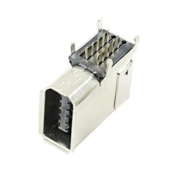 6491系列IEEE1394连接器/10P/侧插/通孔/焊板型