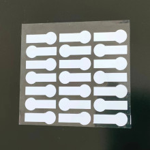 模切冲型背胶PC阻燃塑料垫片乳白色耐高温PET麦拉片厂家图片