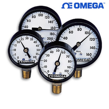 OMEGA压力表PGC-25L-30V/30,PGC-25L-30V/100,PGC-25B-30V/100