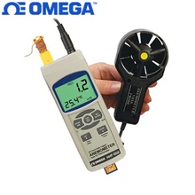美國(guó)OMEGA奧米佳HHF-SD2帶實(shí)時(shí)數(shù)據(jù)記錄器的葉片式風(fēng)速計(jì)HHF-SD2