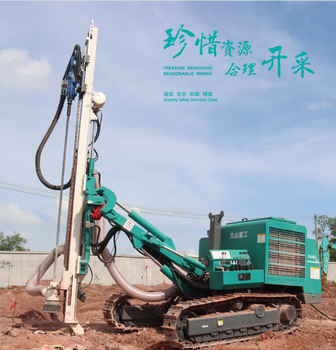 四川重慶露天履帶式集塵潛孔頂錘鉆機(jī)KS680