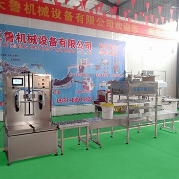 大桶液體灌裝機濟南桶裝水純凈水灌裝機
