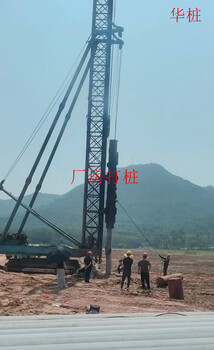 佛山市高明區管樁施工施工方案臺風要來了注意放下樁架