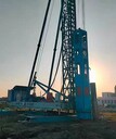 太陽(yáng)當(dāng)空照中山市三角鎮(zhèn)水泥攪拌樁施工隊(duì)伍堅(jiān)持施工不能停