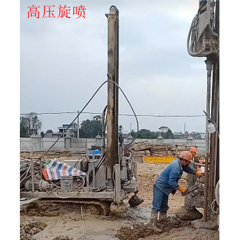 加油阳江市阳东县桩机公司高压旋喷桩施工队伍勤快实现价值