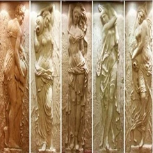 河南砂巖浮雕浮雕壁畫藝術(shù)砂巖背景墻人造砂巖裝飾材料