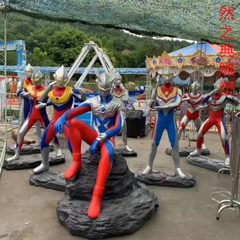 優(yōu)價民族奧特曼雕塑制作廠家-露天雕塑-常用奧特曼雕塑景觀