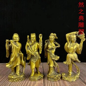 訂做八仙過海雕塑主題制造廠家-城市裝飾-點擊現代藝術神話雕塑