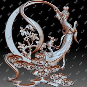 指用鋼鑄嫦娥奔月雕塑制造商-城市雕塑-常用景觀(guān)