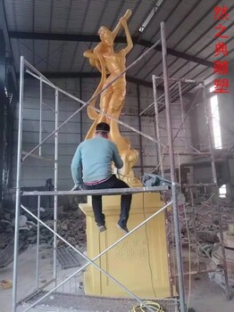 制作廣場景觀仙女雕塑制作-戶外擺放-優選文化館仙女雕塑