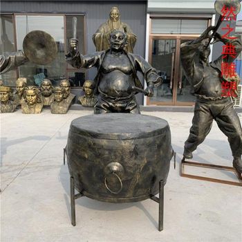 選用地產(chǎn)扭秧歌雕塑生產(chǎn)商-戶外雕塑-定做花園秧歌舞雕塑