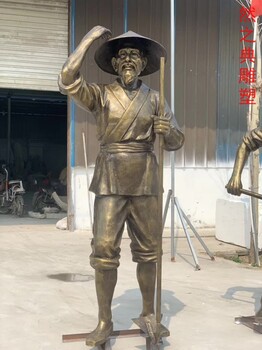 精選環(huán)境景觀農(nóng)夫雕塑工廠-鍛造工藝-制造農(nóng)民勞動(dòng)雕塑素材