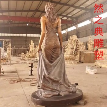 制作公園女子銅雕制作廠家-市標(biāo)銅雕-指用女子銅雕標(biāo)志