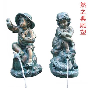 生產(chǎn)撒尿銅雕標(biāo)志生產(chǎn)商-戶外銅雕-批發(fā)城市園林撒尿銅雕