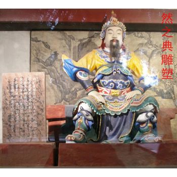 點擊體育三國銅雕工廠-小區(qū)擺件-定制彩色古代人銅雕