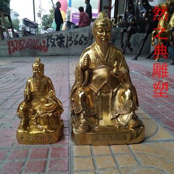 訂做體育張仲景雕塑生產商-歐式風格-提供金屬醫圣雕塑制作