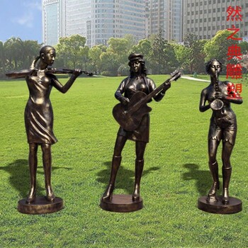 指用鋼鑄音樂人銅雕制造商-多彩藝術(shù)-觀賞型音樂人銅雕生產(chǎn)