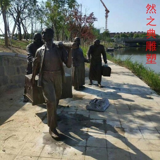 優(yōu)價校園主題漁民雕塑制造-圓雕體系-優(yōu)價景區(qū)打魚人雕塑