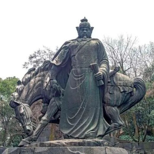 提供金屬岳飛銅雕制作工廠(chǎng)-戶(hù)外雕塑-常用酒店岳飛銅雕