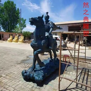 典故岳飛雕像廠家傳統(tǒng)人物雕像造型歷史三國武士雕像供應(yīng)