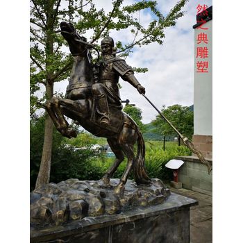 優(yōu)選鋼鑄張飛雕塑制造商-街頭雕塑-提供金屬愛國(guó)人物制作