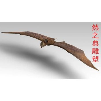 標(biāo)準(zhǔn)蝙蝠雕塑生產(chǎn)制作-廣場系列-鍛鋼蝙蝠雕塑