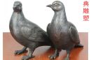 预定和平鸽铜雕塑厂家白鸽体系小品紫铜和平鸽铜雕塑