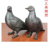 预定和平鸽铜雕塑厂家白鸽体系小品紫铜和平鸽铜雕塑