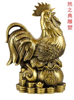 優(yōu)選商業(yè)公雞銅雕生產(chǎn)商-標(biāo)識雕塑-校園景觀公雞銅雕