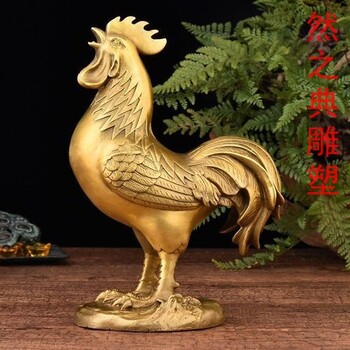 優(yōu)選商業(yè)公雞銅雕生產(chǎn)商-標(biāo)識雕塑-校園景觀公雞銅雕