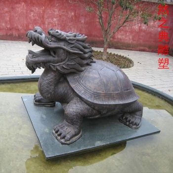 点击金属乌龟铜雕工厂-水景雕塑-创意乌龟铜雕
