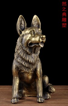 狼雕塑廠家神獸景觀動(dòng)物仿古狼雕塑價(jià)格