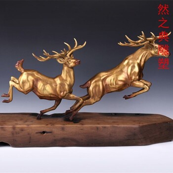 生產(chǎn)小鹿雕塑標(biāo)志制造商-園林裝飾-景區(qū)小鹿雕塑