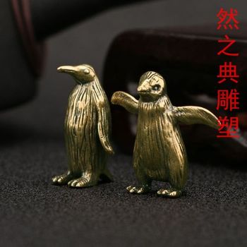 制造花園企鵝銅雕制造商-花園小品-企鵝銅雕工廠