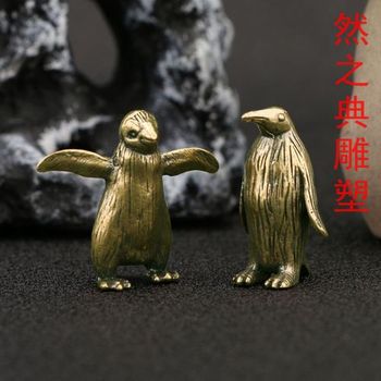 制造花園企鵝銅雕制造商-花園小品-企鵝銅雕工廠