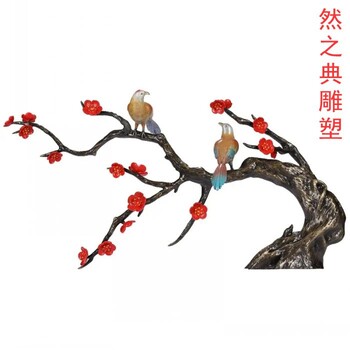 預定庭院景觀喜鵲銅雕制作廠家-校園雕塑-園林景觀喜鵲銅雕