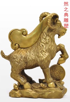 指用裝飾景觀山羊銅雕價格-廣場雕塑-景觀園林山羊銅雕