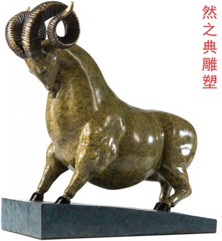 指用裝飾景觀山羊銅雕價格-廣場雕塑-景觀園林山羊銅雕