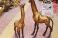 展品抽象长颈鹿铜雕制造厂家-城市雕塑-长颈鹿铜雕异型