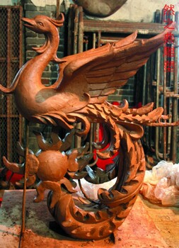 指用鋼鑄神獸雕塑制作廠家-景區(qū)案例-鋼鑄四大神獸雕塑