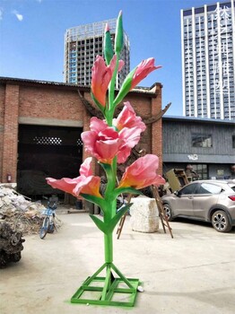 酒店木棉花雕塑制造-景觀雕塑-優選商業木棉花雕塑