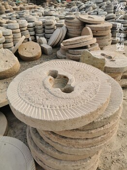 生產(chǎn)磨盤(pán)雕塑標志工廠(chǎng)-校園雕塑-批發(fā)文化景觀(guān)磨盤(pán)雕塑