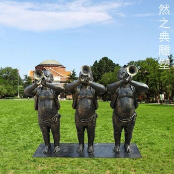 常用酒店吹嗩吶雕塑價(jià)格-小區(qū)擺件-供給構(gòu)件民俗人物