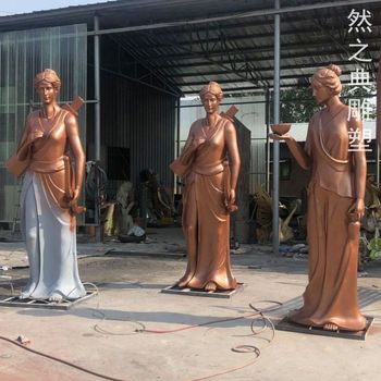 定做城市西方人雕塑生產(chǎn)商-室外軟裝-標(biāo)準(zhǔn)民族西方人雕塑