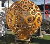 圆球雕塑点击常用球体造型圆球雕塑厂家