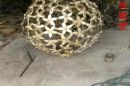 铸铜镂空球铜雕塑球类常用提供镂空球铜雕塑规格