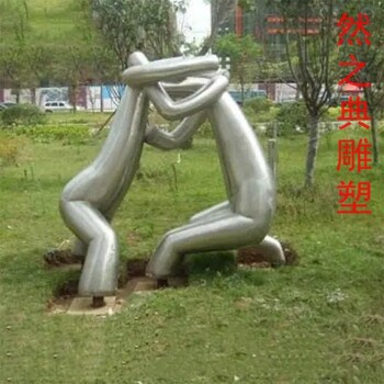 指用鋼鑄抽象人雕塑制造廠(chǎng)家-城區小品-點(diǎn)擊抽象人雕塑