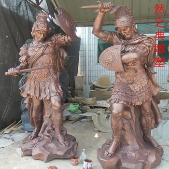 定價(jià)園林藝術(shù)武士雕塑生產(chǎn)商-歐式風(fēng)格-供應(yīng)鋼結(jié)構(gòu)武士雕塑