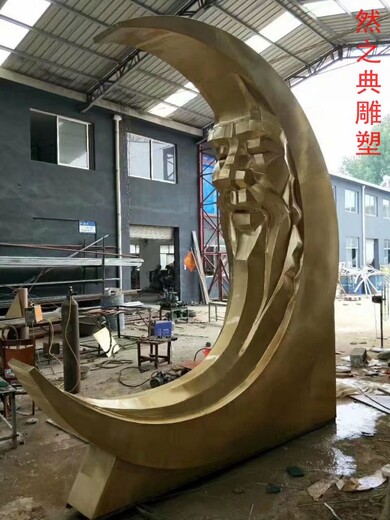 選用大型月神雕塑制作-陸地?cái)[件-常用酒店月神雕塑