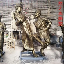 制作公園跳舞雕塑生產(chǎn)商-透雕系列-生產(chǎn)跳舞雕塑